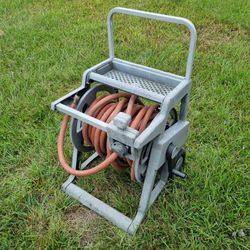 Garden Hose Reel Cart with Hose