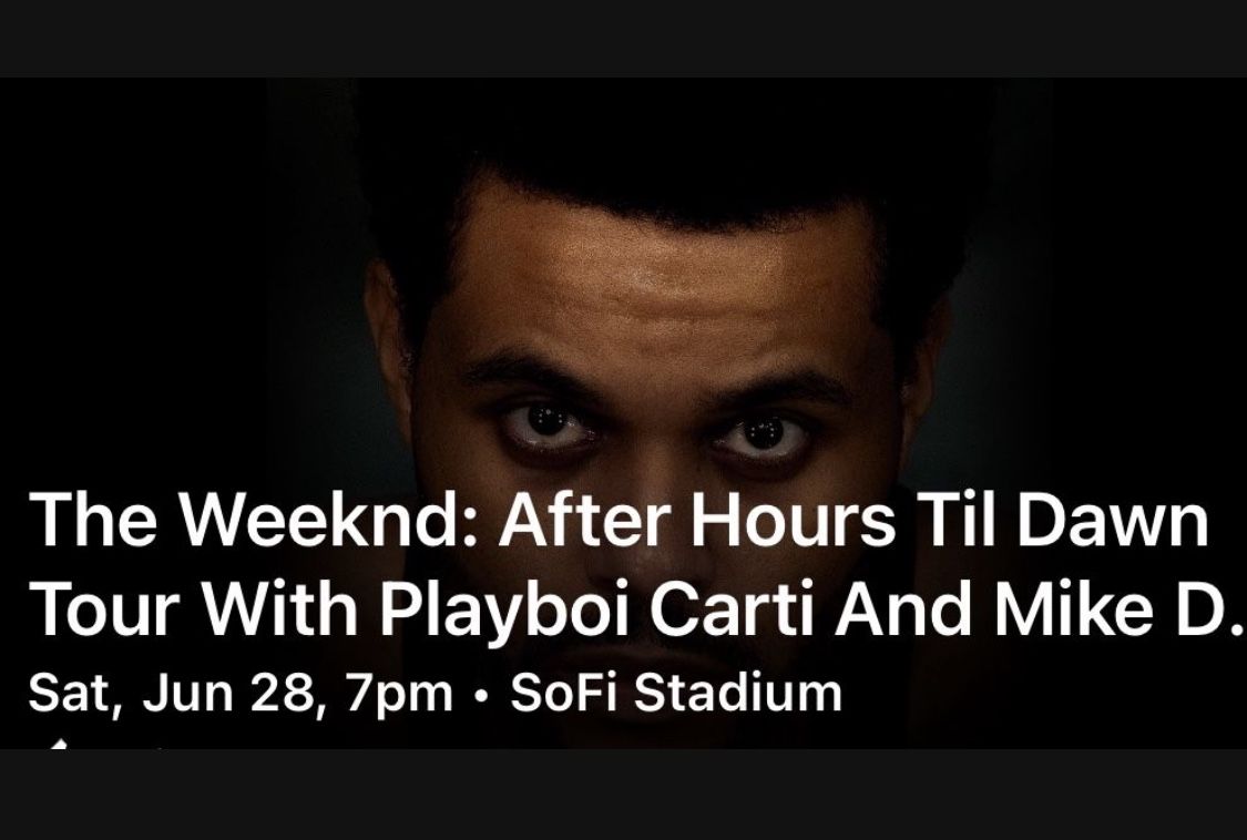 🔥The Weeknd: After Hours Til Dawn Tour With PLAYBOI CARTI And Mike Dean