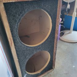 Dual 10" Subwoofers Sub Speakers Sealed Box