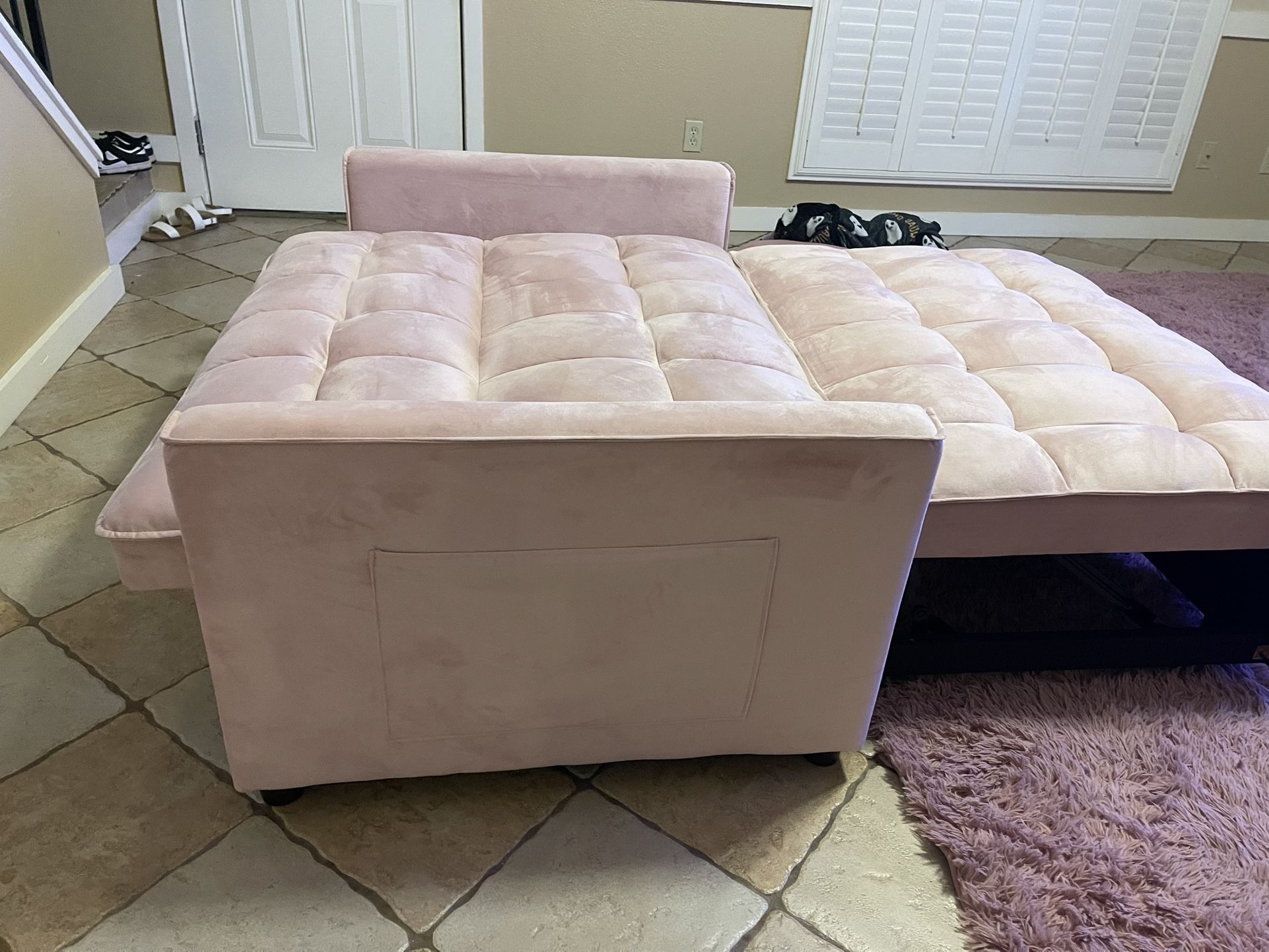 Pink couch