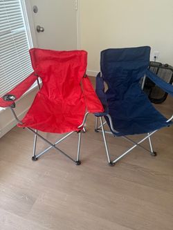 Folding Camp Chairs Set of 2