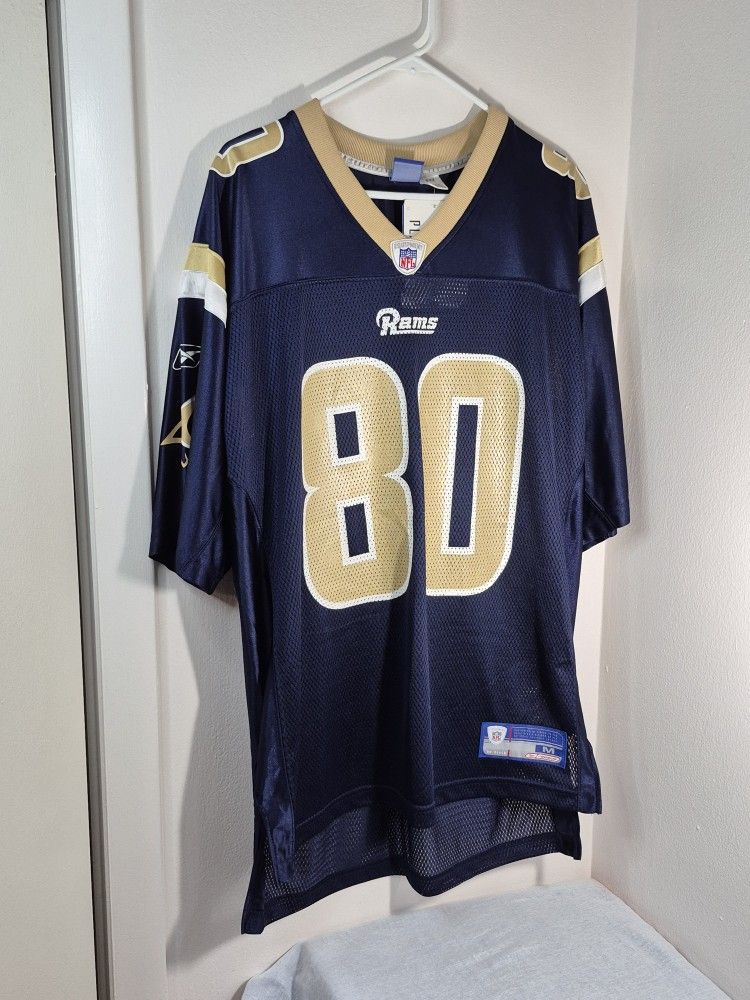 Vtg Isaac Bruce #80 LA/St. Louis Rams NFL Football Jersey Men's Size M NWT