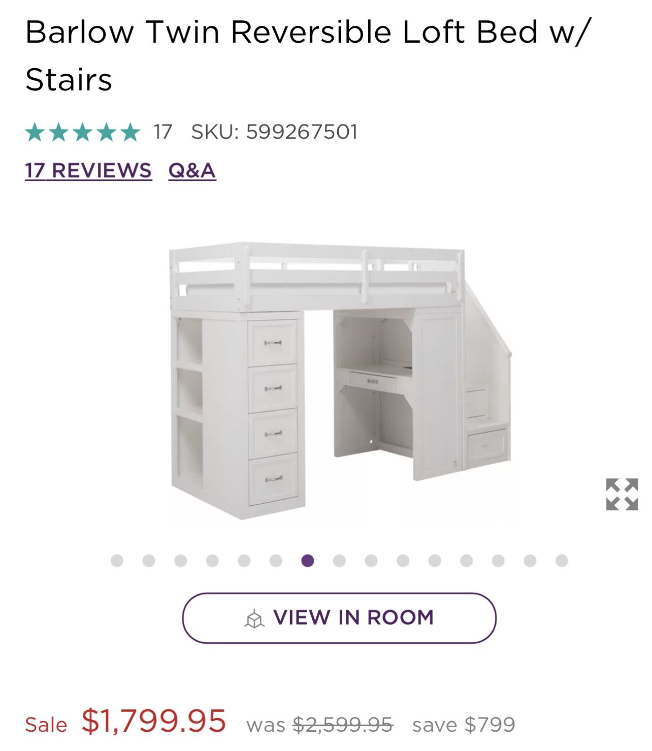 Bunk Bed Desk Drawer Combo