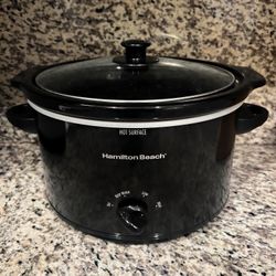Hamilton Beach 3-Quart Slow Cooker With Dishwasher-Safe Crock & Lid