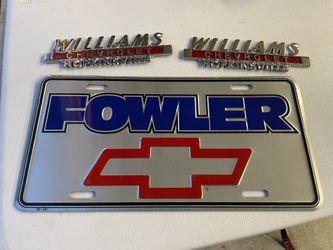 WTB: Fowler Chevrolet memorabilia 
