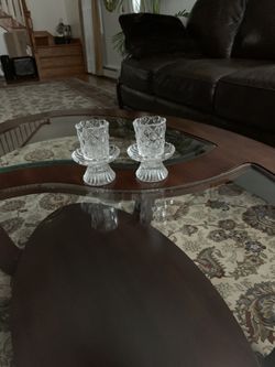 Glass Candle Holders