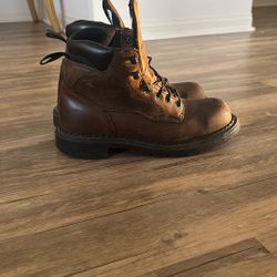 Red Wing 406 Men's Leather size 8.5 Supersole 6" Tall Work Boot Waterproof
