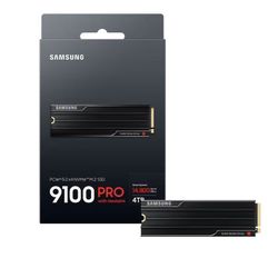 Samsung SSD 9100 PRO with Heatsink 4TB