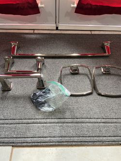 5 Piece Chrome Bathroom Accessories