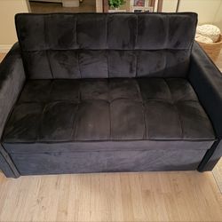 Perfect Condition Rarely Used Black Couch 