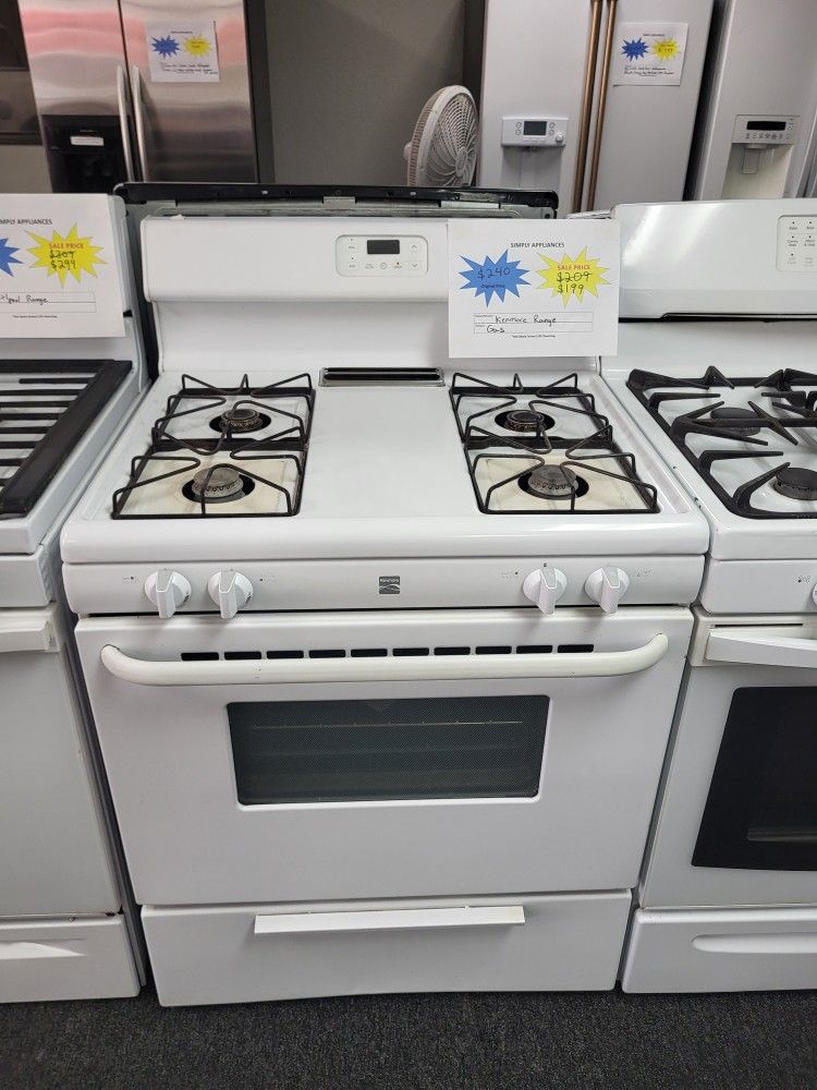 🧨4th Of July Sale! Kenmore Gas Range-Warranty Included