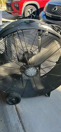 Large warehouse drum fan 2 speed