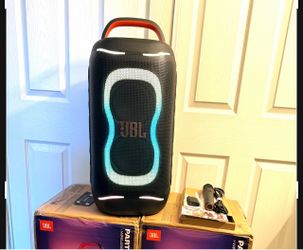 JBL PARTYBOX 130 Con Microfono  🎤 NOT NEGOTIABLE Recibirás una bocina completamente nuevo en una caja sellada de fabrica.