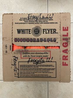 White Flyer Clay Targets New in Box