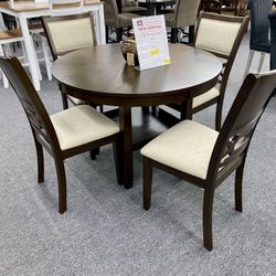 5pc Dinning Table Set $599