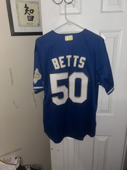 Nike Mookie Betts Dodgers blue jersey size m