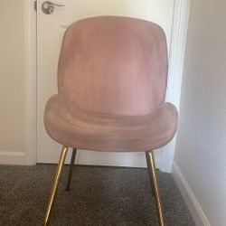 Blush Pink Velvet Accent Chair – Modern & Chic 