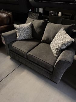 $399 Loveseat with pillows