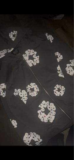 Denim tear rhinestone size small