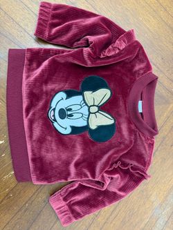 Minnie Disney sweatshirt 0/3 months