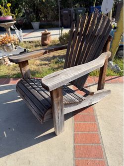 Cozy & Comfortable Wood Patio Adirondack Chair