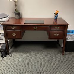Bombay Company Cherry Wood Desk 