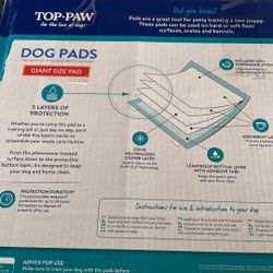 Top paw dog pads extra large 50 count holds 14 cups absorbent 