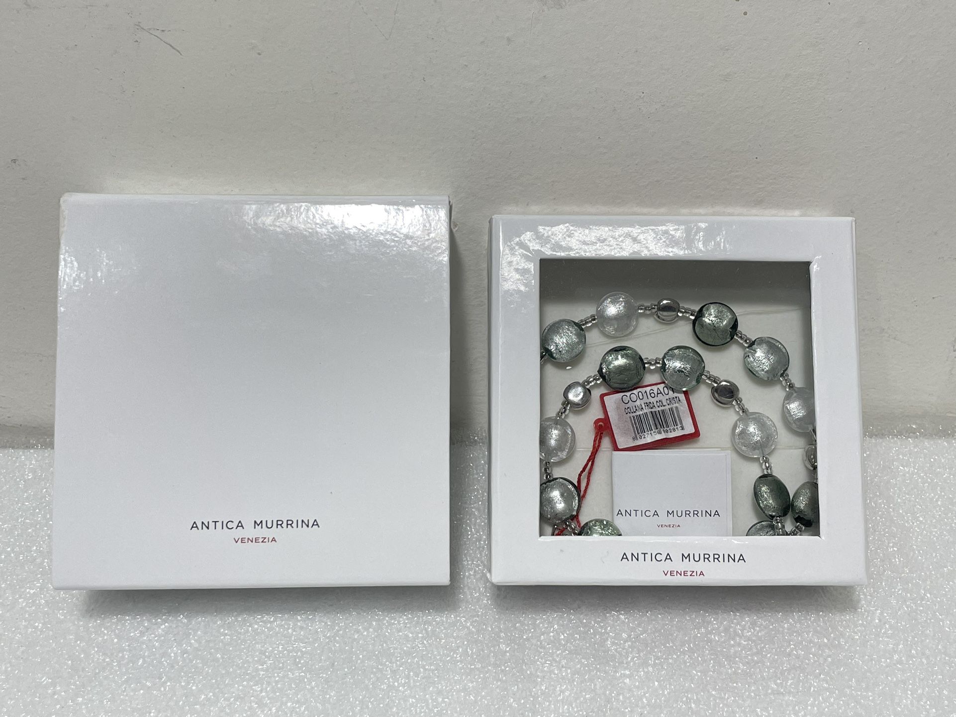 Antica Murrina Venezia ~ Collana Frida Collection Crystal Necklace ~ 19 inches