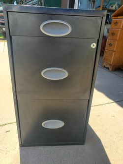 Black Filing Cabinet