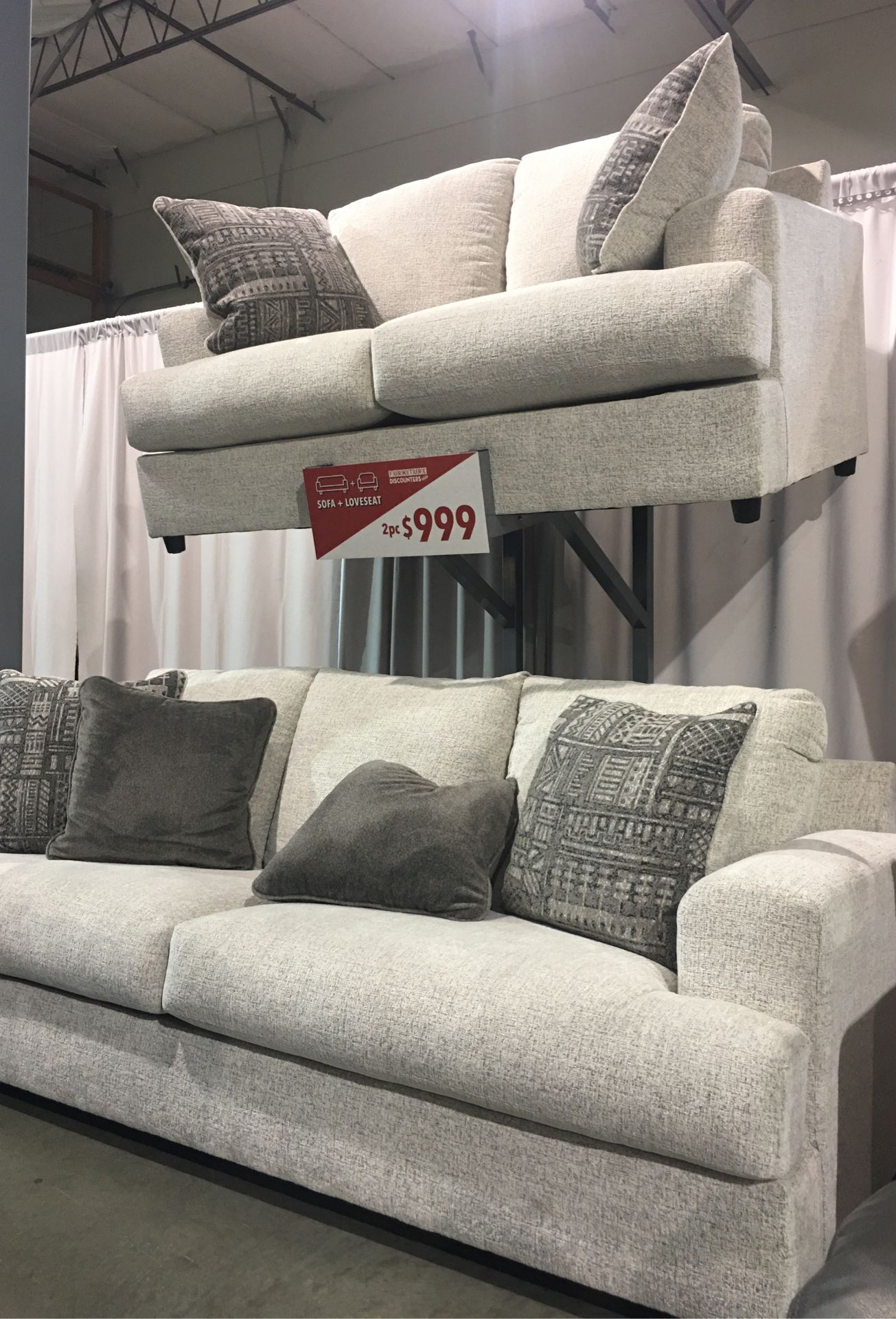 2Pc Sofa and Loveseat Set Sale