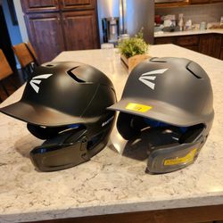2 Easton Z5 2.0 Baseball Batting Helmets