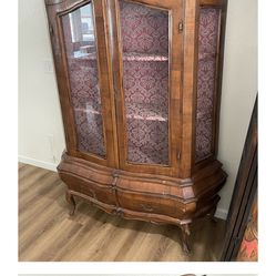 Antique China Or Display Cabinet