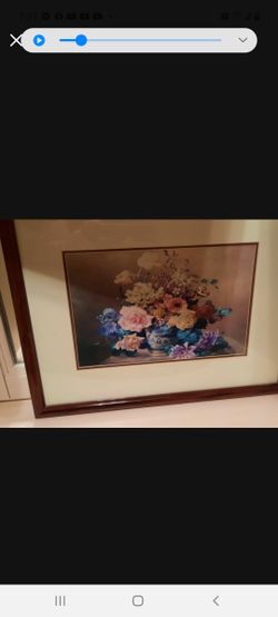 Beautiful Framed Art Of Flowers