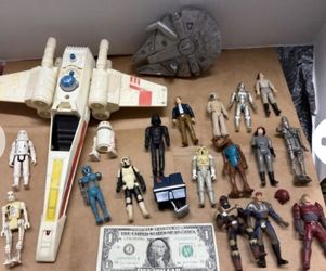 Star Wars Action Figures and Ships Lot