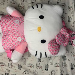 Hello Kitty Plush Backpack