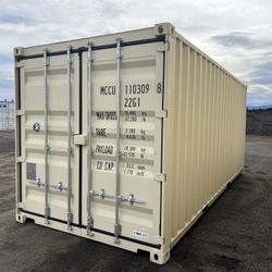 20 FOOT NEW 1-TRIP CONTAINER STD SHED,STORAGE,SHIPPING,CONEX