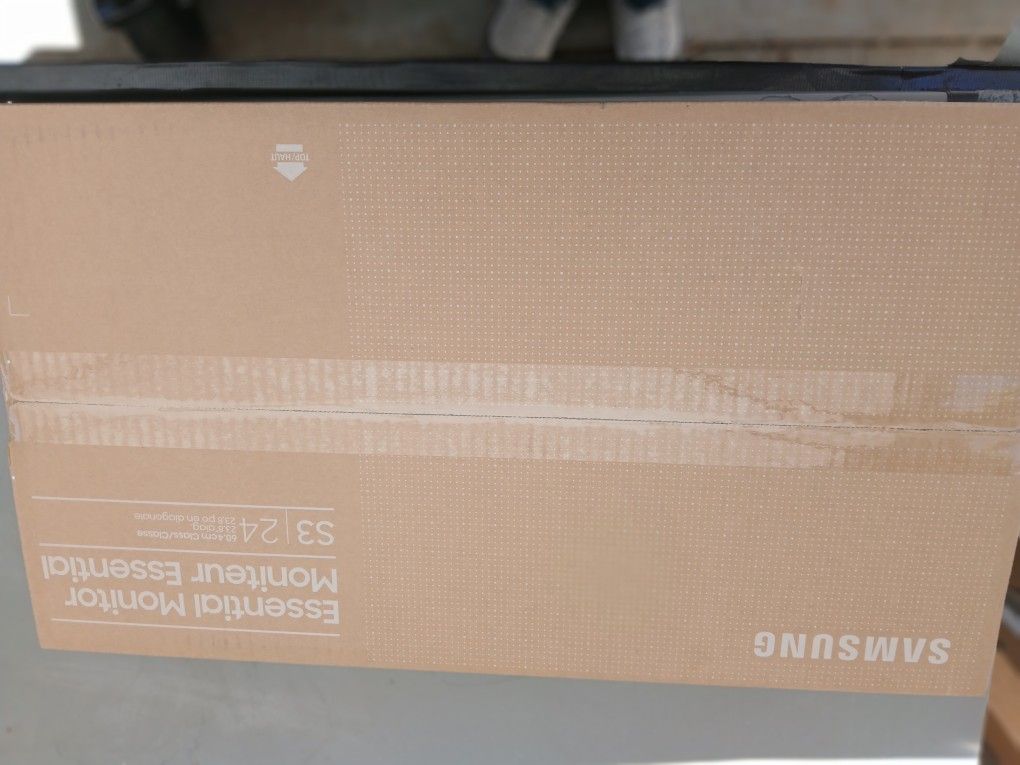 SAMSUNG 24" (S30GD) Essential Monitor with IPS Panel and Tilt Only Stand, 100Hz Refresh Rate, Ergono
