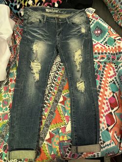 Machine pour neuf mode Juniors Ripped Jeans/ New! 