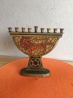 Menorah candles holder
