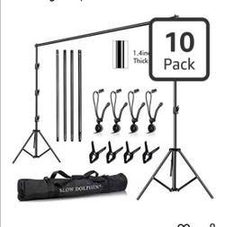 Heavy Duty 10x10Ft Photo Video Studio Background / Backdrop System Kit for Photography