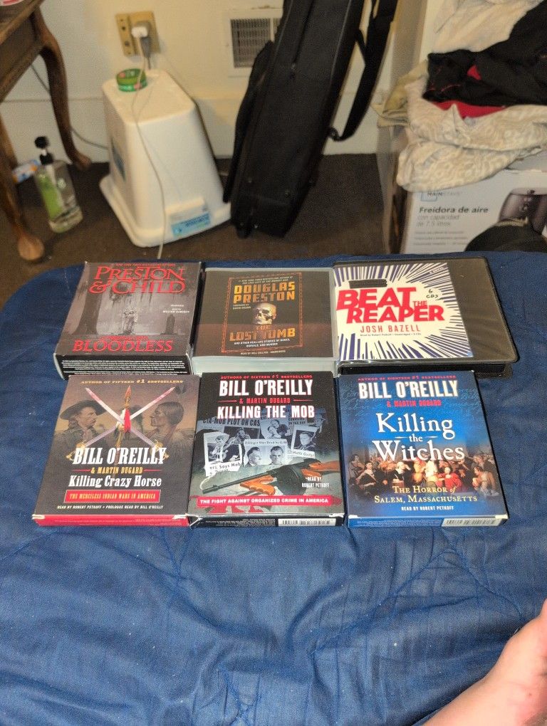 6 Audio Books on CDs