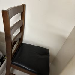 Brown And black Chair 