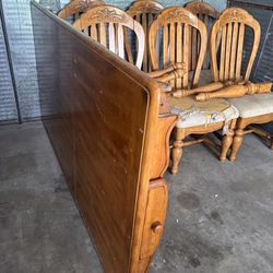 Dining room table with chairs