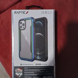 Raptic Shield Case Compatible with iPhone 12 Pro Case, Shock Absorbing Protection, Durable Aluminum Frame, 10ft Drop Tested, Fits iPhone 12 Pro