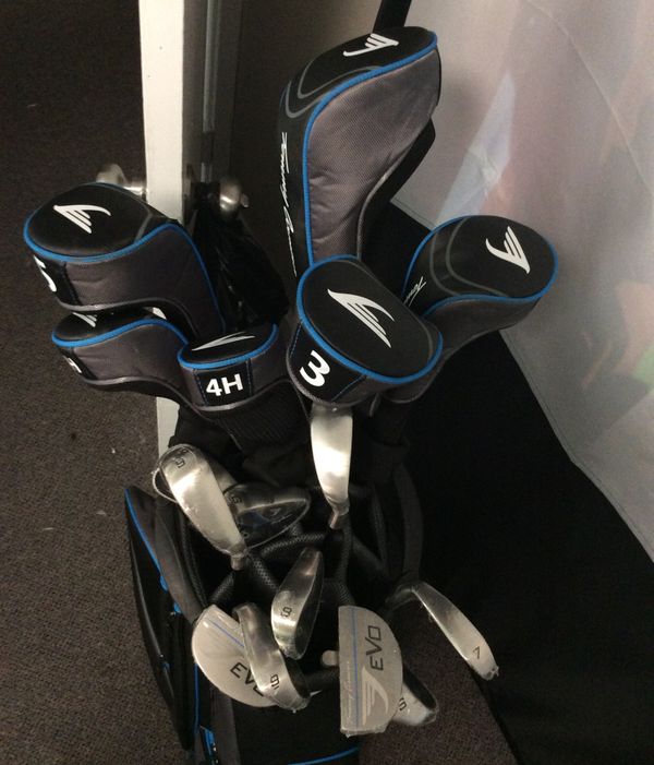 Tommy Armour 2018 EVO complete golf set with bag, irons 5, 6, 7, 8
