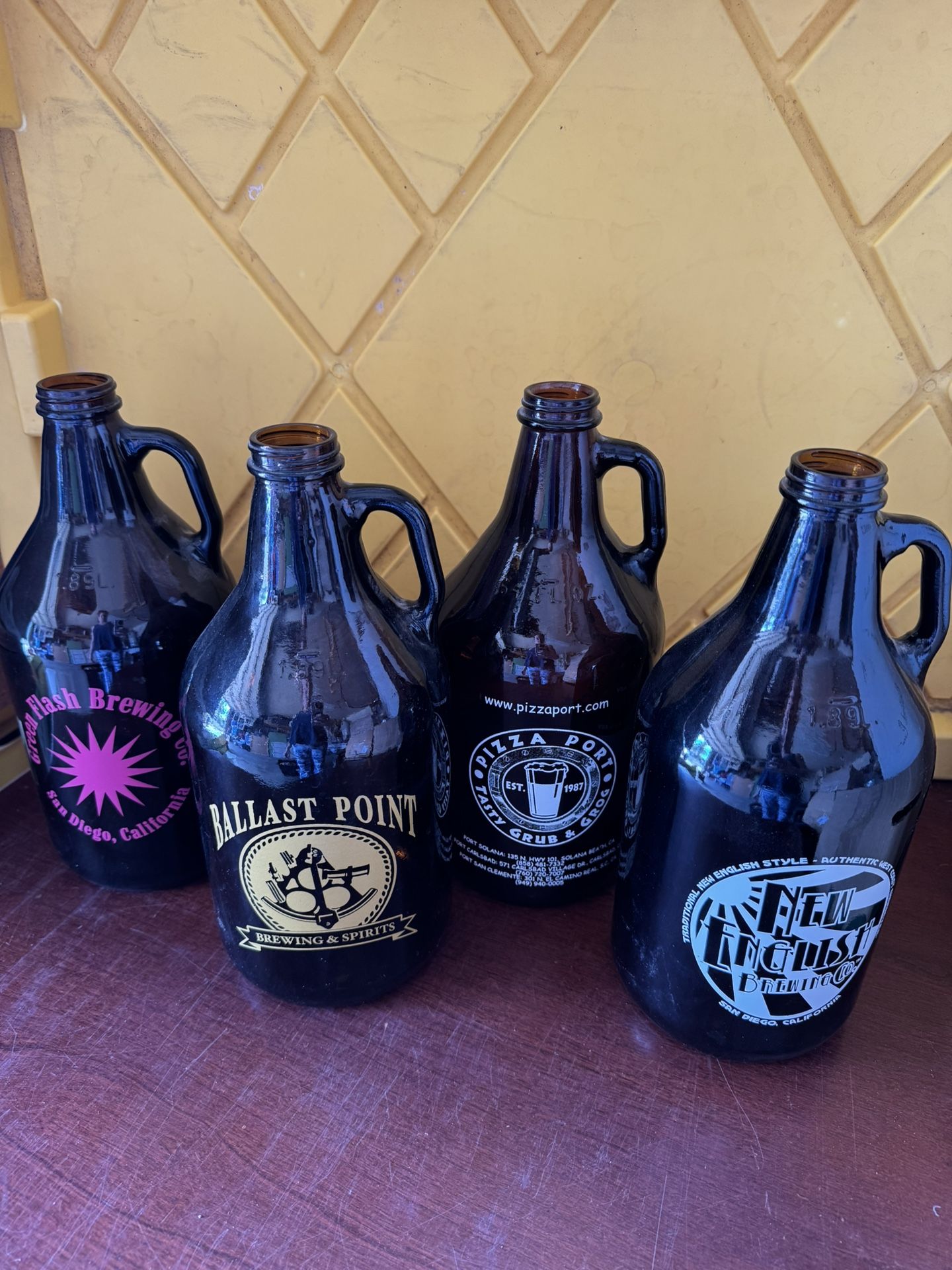 Local Brewery Growlers