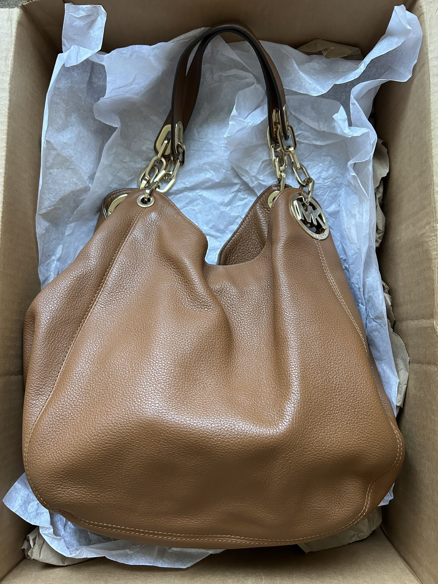 Michael Kors pebble leather hobo purse