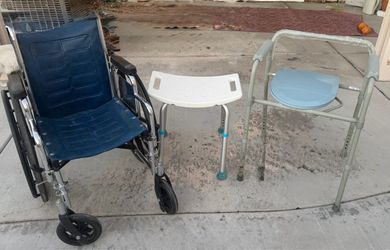wheelchair, shower seat & toilet seat