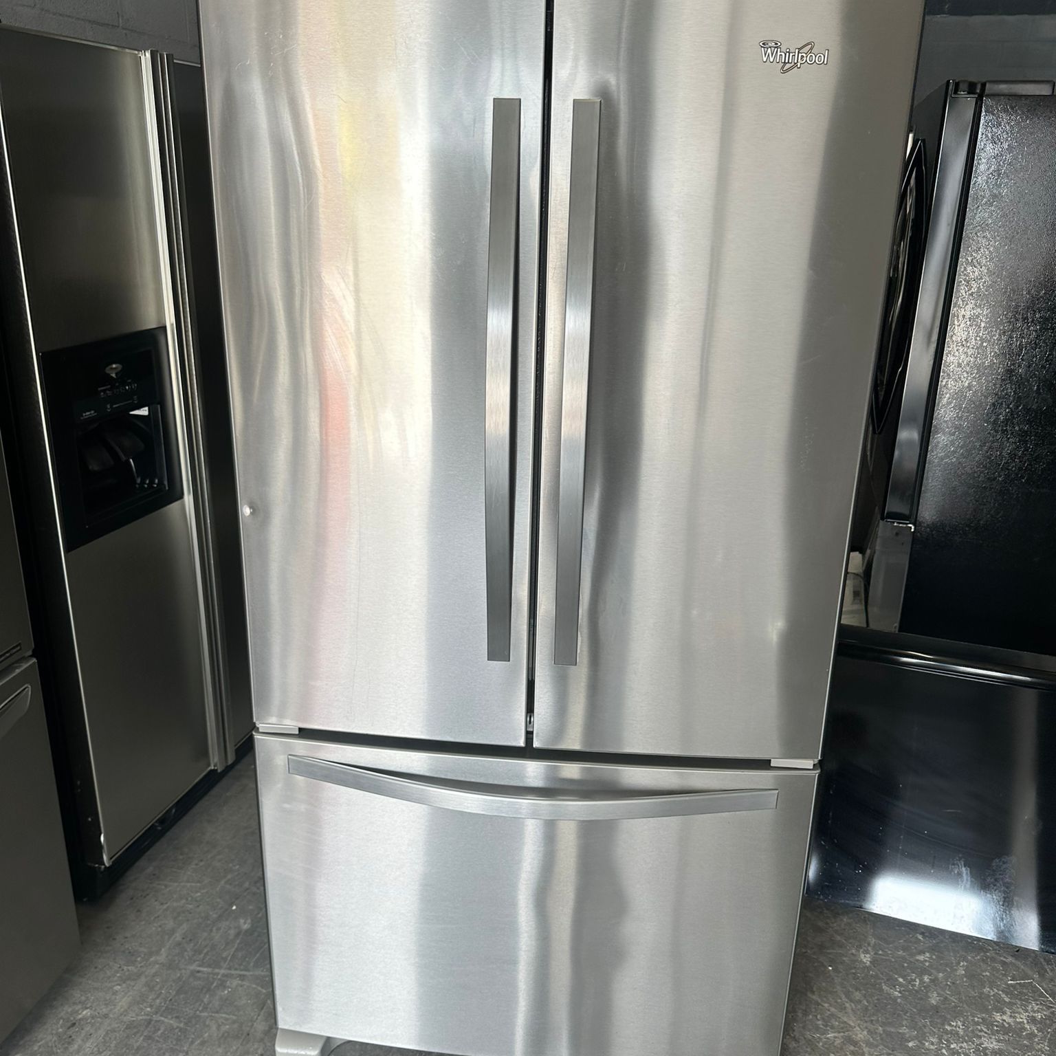 36” REFRIGERATOR STAINLESS STEEL FRIDGE REFRIGERADOR  NEVERA HELADERA