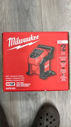 Milwaukee M12 Compact Inflator (Tool Only)